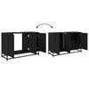 vidaXL Ensemble de mobilier de salle de bain 2 pcs Ch&ecirc;ne noir