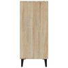 vidaXL Buffet chêne sonoma 90x34x80 cm bois d'ingénierie