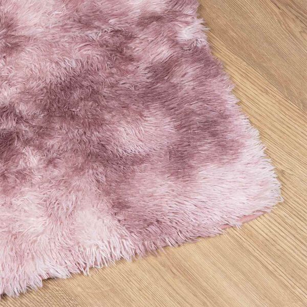 vidaXL Tapis Shaggy à poils longs NAVARRA rose poudré 240x340 cm