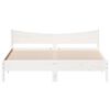 vidaXL Cadre de lit sans matelas blanc 180x200 cm bois massif de pin