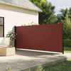 vidaXL Auvent lat&eacute;ral r&eacute;tractable marron 160x500 cm
