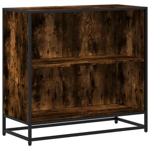 vidaXL Biblioth&egrave;que ch&ecirc;ne fum&eacute; 80,5x35x76 cm bois d'ing&eacute;nierie