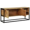 vidaXL Meuble TV Marron 110 x 30 x 50 cm Bois d'acacia massif
