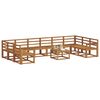 vidaXL Ensemble de canap&eacute;s d'ext&eacute;rieur 11 pcs Naturel