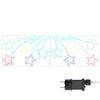vidaXL &Eacute;toile de No&euml;l 432 LED Multicolore 182 x 58 cm PVC