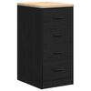 vidaXL Armoire de rangement de garage noir 40x51x85 cm bois de pin