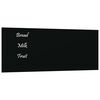vidaXL Tableau noir magn&eacute;tique mural Noir 50x20 cm Verre tremp&eacute;