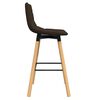 vidaXL Tabouret de bar Marron Tissu