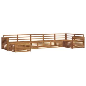 vidaXL Ensemble de canap&eacute;s d'ext&eacute;rieur 7 pcs Naturel