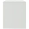 vidaXL Meuble TV blanc 67x39x44 cm acier