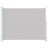 vidaXL Auvent lat&eacute;ral r&eacute;tractable de patio 220x300 cm Gris