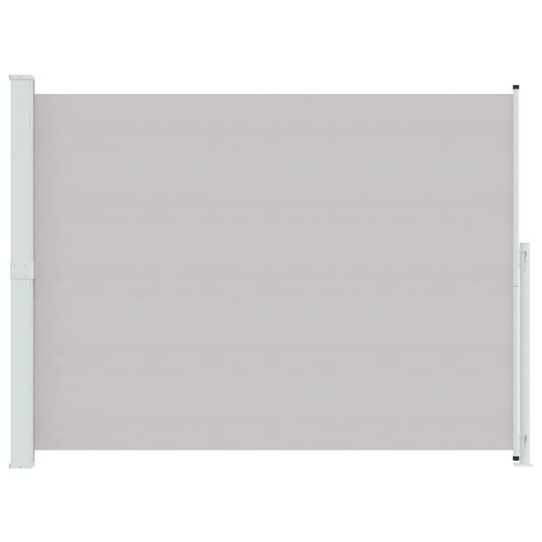 vidaXL Auvent lat&eacute;ral r&eacute;tractable de patio 220x300 cm Gris