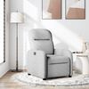 vidaXL Fauteuil inclinable gris nuage tissu