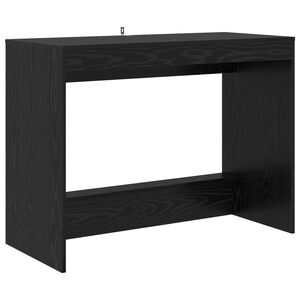vidaXL Bureau de lit Ch&ecirc;ne noir 100 x 45 x 75 cm Bois d'ing&eacute;nierie