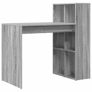 vidaXL Bureau Gris Sonoma 108 x 55 x 103.5 cm Bois d'ing&eacute;nierie