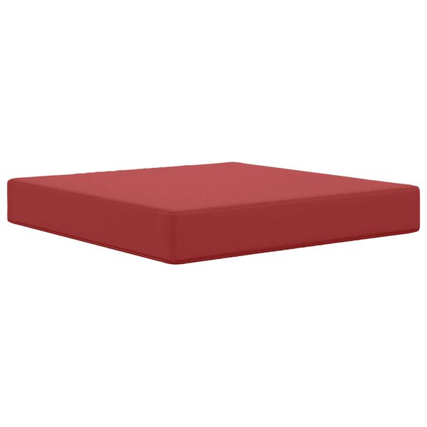 vidaXL Coussin de canap&eacute; d'ext&eacute;rieur 2 pcs Bordeaux Polyester