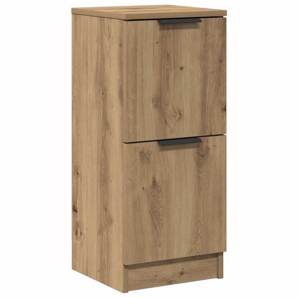 vidaXL Buffet ch&ecirc;ne artisanal 30x30x70 cm bois d'ing&eacute;nierie