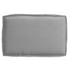 vidaXL Coussin Gris 60 x 40 x 8 cm Tissu Oxford