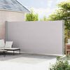 vidaXL Auvent lat&eacute;ral r&eacute;tractable de patio 220x600 cm Gris