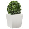 vidaXL Jardini&egrave;res 2 pcs 50x50x50 cm acier inoxydable