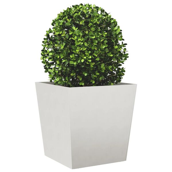 vidaXL Jardini&egrave;res 2 pcs 50x50x50 cm acier inoxydable