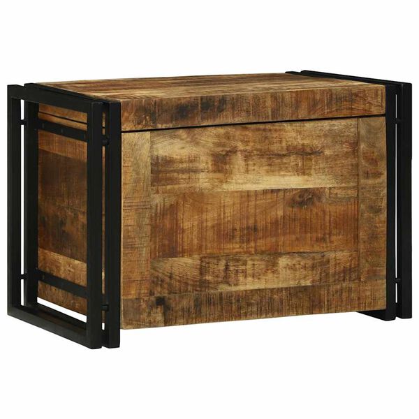 vidaXL Bo&icirc;te de rangement 60 x 40 x 41 cm Bois de mangue massif