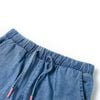 Short pour enfants bleu denim 116