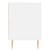 vidaXL Meuble TV blanc 150x30x44,5 cm bois d'ing&eacute;nierie