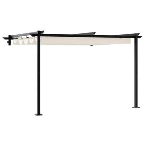 vidaXL Pavillon 300 x 300 x 200 cm Cr&egrave;me Polyester