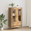 vidaXL Haut Armoire avec tiroir Ch&ecirc;ne artisanal 69,5 x 31 x 115 cm