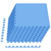 vidaXL Tapis de sol 50 pc Bleu 18 m&sup2; Mousse EVA