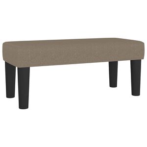 vidaXL banc Taupe 70 x 30 x 30 cm tissu