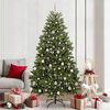 vidaXL Sapin de No&euml;l artificiel avec 300 LED Vert 210 cm PVC et m&eacute;tal