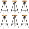 vidaXL Ensemble de bar 7 pcs bois de manguier massif