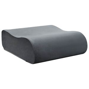vidaXL Coussin d&rsquo;assise Uni Gris 40 x 40 x 13 cm Mousse PU