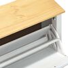 vidaXL Cabinet &agrave; chaussures Corona Blanc 99 x 32 x 122 cm Pin massif