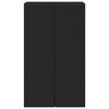 vidaXL Meuble TV mural Noir 59,5 x 31 x 100 cm Bois d'ingénierie