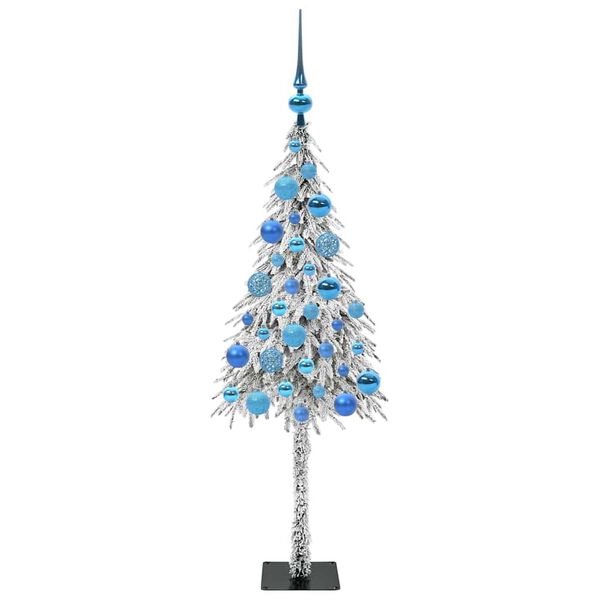 vidaXL Sapin de No&euml;l avec 150 LED Blanc 120 cm PE et Acier