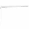 vidaXL Auvent r&eacute;tractable cr&egrave;me 3,5x2,5 m tissu et aluminium