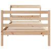 vidaXL Cadre de lit avec tête de lit sans matelas 100x200 cm