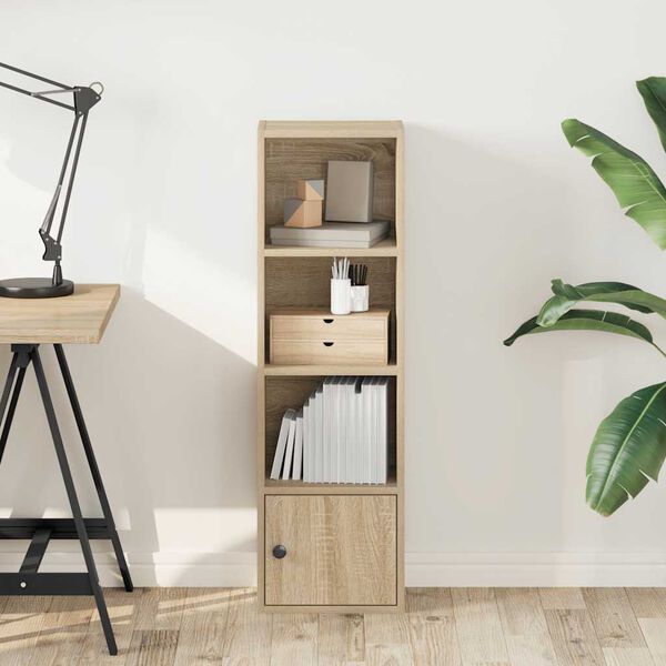 vidaXL Biblioth&egrave;que ch&ecirc;ne sonoma 31x24x102 cm bois d'ing&eacute;nierie