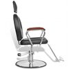 vidaXL Chaise de barbier professionnel avec appui-t&ecirc;te Similicuir Noir