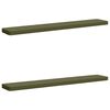 vidaXL Coussins de banc 2 pi&egrave;ces VUGHT 2 pc 100 % polyester Vert olive