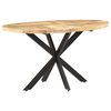 vidaXL Table &agrave; manger 140x80x75 cm Bois de manguier massif