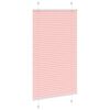 vidaXL Store pliss&eacute; rose 80x150 cm largeur du tissu 79,4 cm polyester