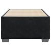 vidaXL Cadre de lit sans matelas noir 80x200 cm velours