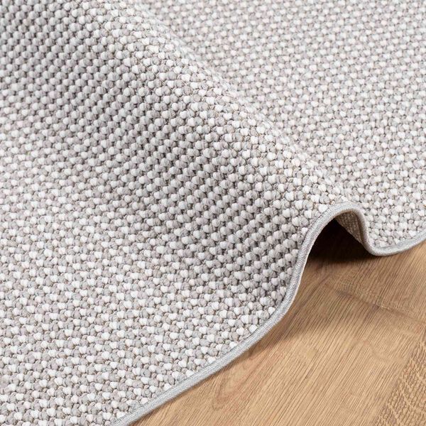 vidaXL Tapis de surface LUGO Cr&egrave;me et gris 340 x 240 cm Polyester