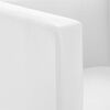 vidaXL Fauteuil cube blanc simili cuir