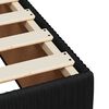 vidaXL Sommier &agrave; lattes de lit avec matelas Noir 90x190 cm Velours