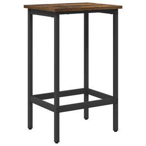 vidaXL Tabouret de bar Ch&ecirc;ne fum&eacute; 40 x 32 x 64 cm Bois d'ing&eacute;nierie